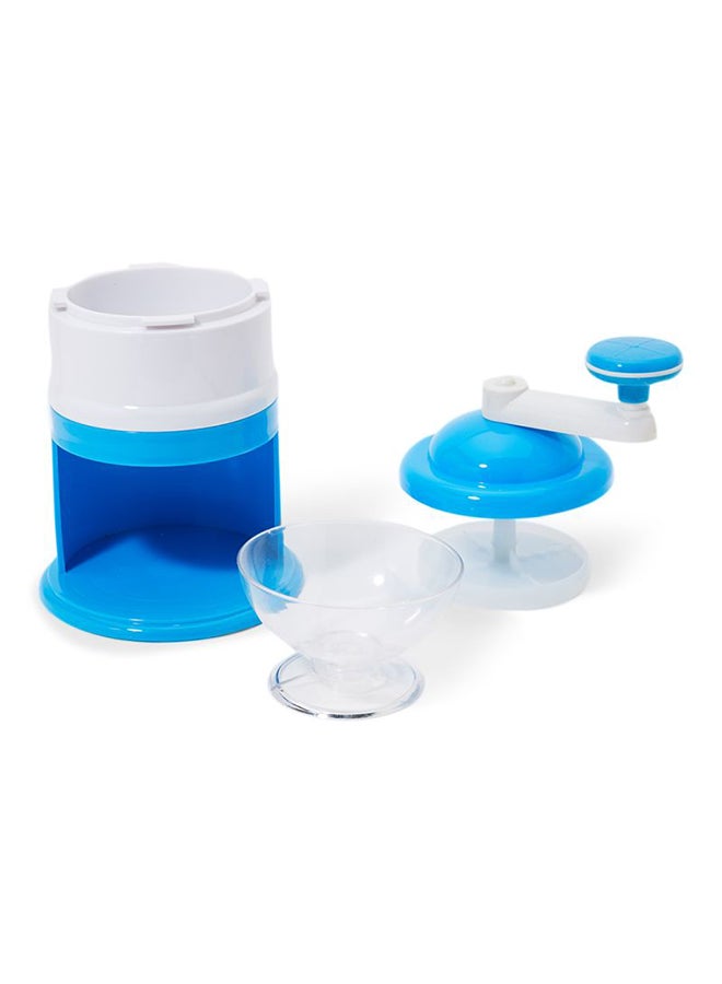Olympia Portable Manual Hand Ice Crusher Blue 15.5x15.5x27centimeter  - Image 3