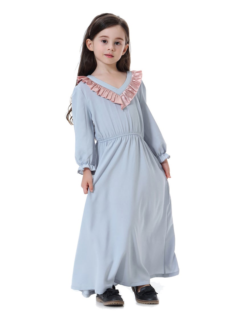 Abaya Maxi Dress Sky Blue - Image 1