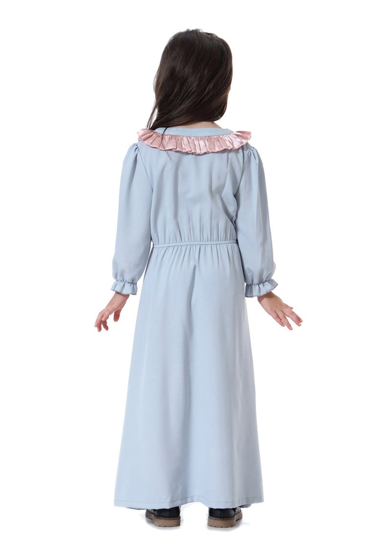 Abaya Maxi Dress Sky Blue - Image 2