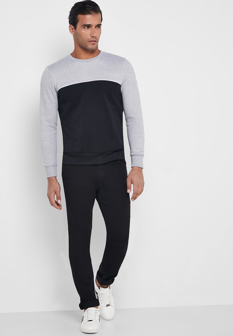Colour Block Sweater Multicolour