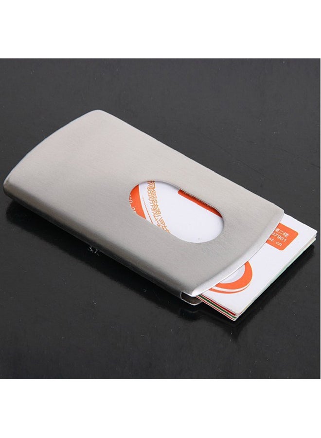 Generic Metal Business Card Holder Business Card Case Silver 