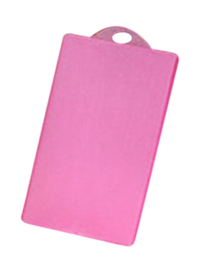 Generic Slim Transparent Card Cover Case Holder Pink 