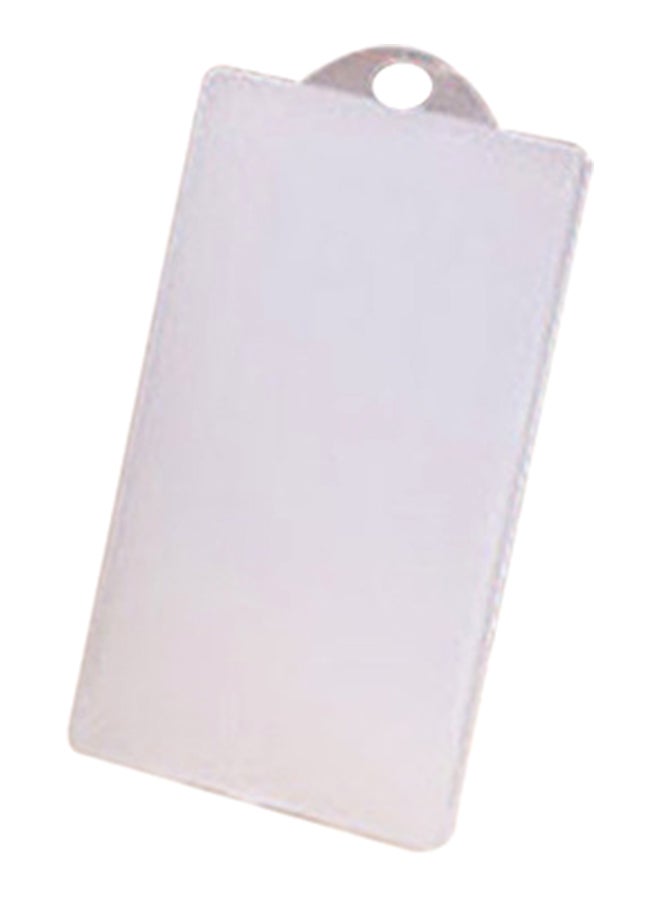 Generic Slim Transparent Card Cover Case Holder White 