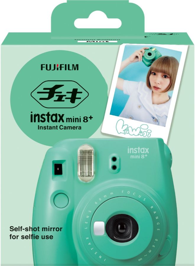 FUJIFILM - Instax Mini 8+ Instant Film Camera Ice Blue - Image 1