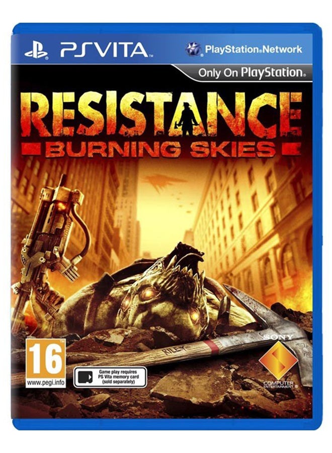 Geekay games Resistance Burning Skies (Intl Version) - action_shooter - playstation_vita