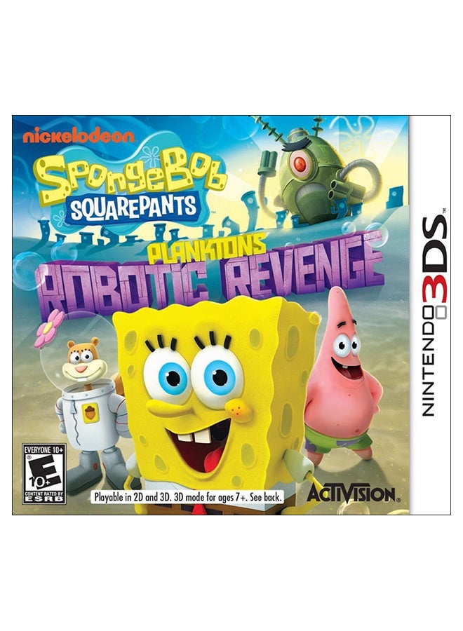 Geekay games SpongeBob SquarePants Plankton's Robotic Revenge (Intl Version) - action_shooter - nintendo_3ds 