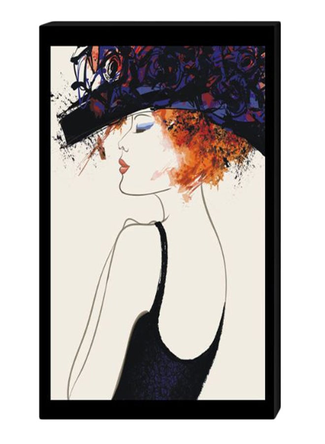 Modern Wall Decor Painting With Inner Frame Multicolour 40x60cm