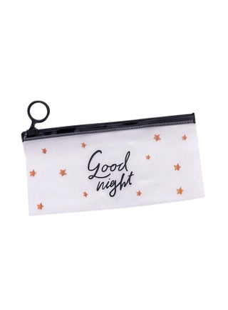 Creative Ring Flat Translucent Pencil Case White - v1569477223/N30110747A_1