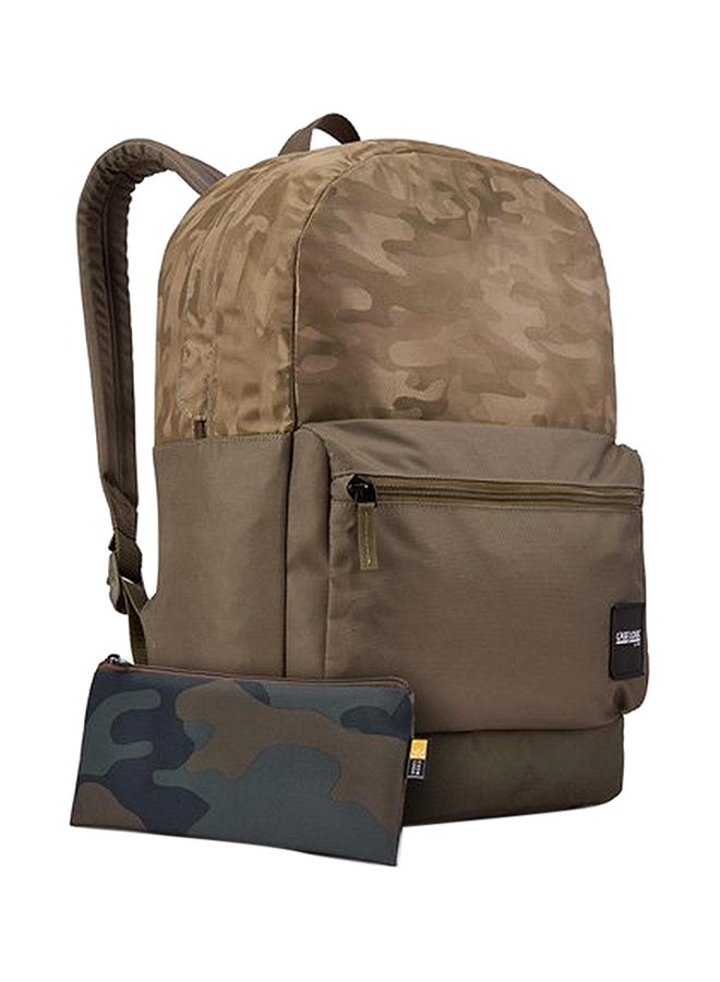 CASE LOGIC Founder Backpack Olive Night/Brown - Image 1