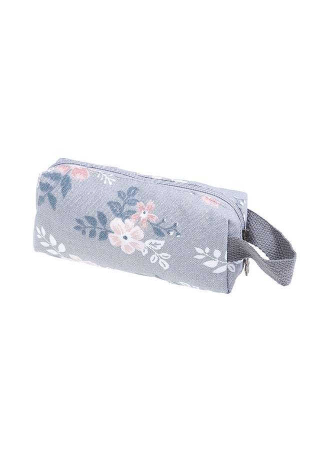 Animals Canvas Pencil Case Grey