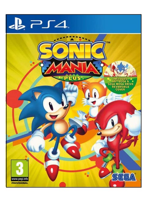 لعبة الفيديو لتمثيل الأدوار 'Sonic Mania Plus' (إصدار عالمي) - role_playing - playstation_4_ps4