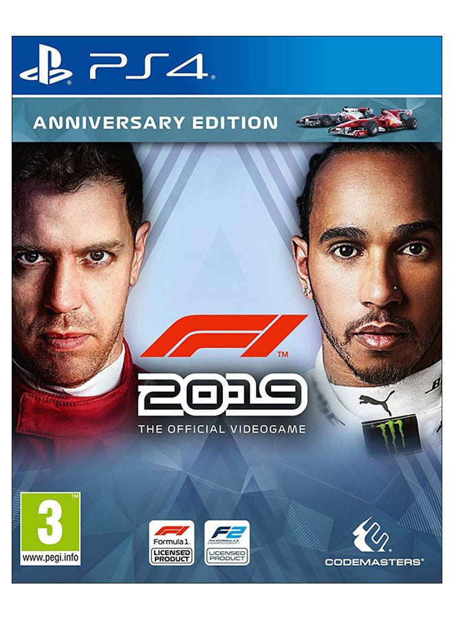 لعبة "F1 2019" - (إصدار عالمي) - سباق - بلاي ستيشن 4 (PS4) - v1569478808/N30230594A_1