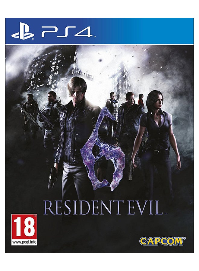 جيكاي جيمز لعبة الفيديو "Resident Evil 6" - لجهاز الألعاب بلايستيشن 4 - الأكشن والتصويب - بلاي ستيشن 4 (PS4)