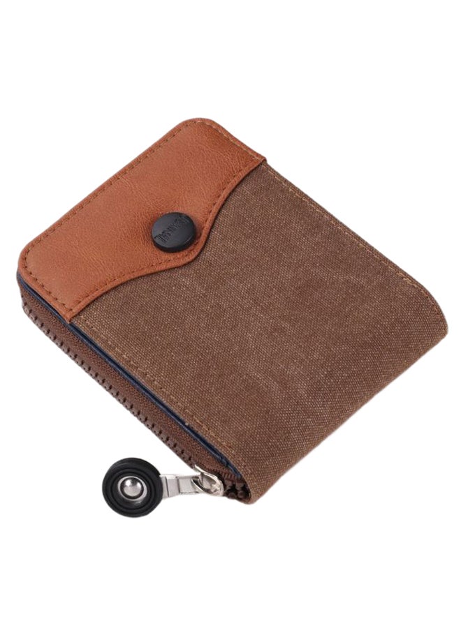 baellerry 3-Fold Leisure Style Casual Wallet Brown - Image 1
