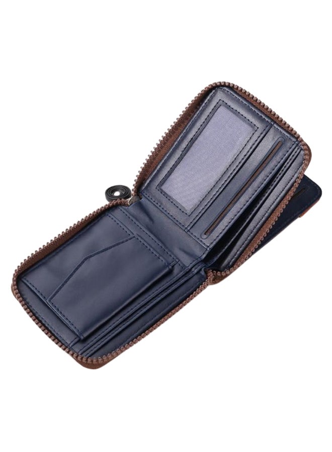 baellerry 3-Fold Leisure Style Casual Wallet Brown - Image 2