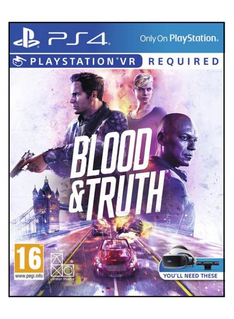 Blood And Truth- VR (Intl Version) - Action & Shooter - PlayStation 4 (PS4)