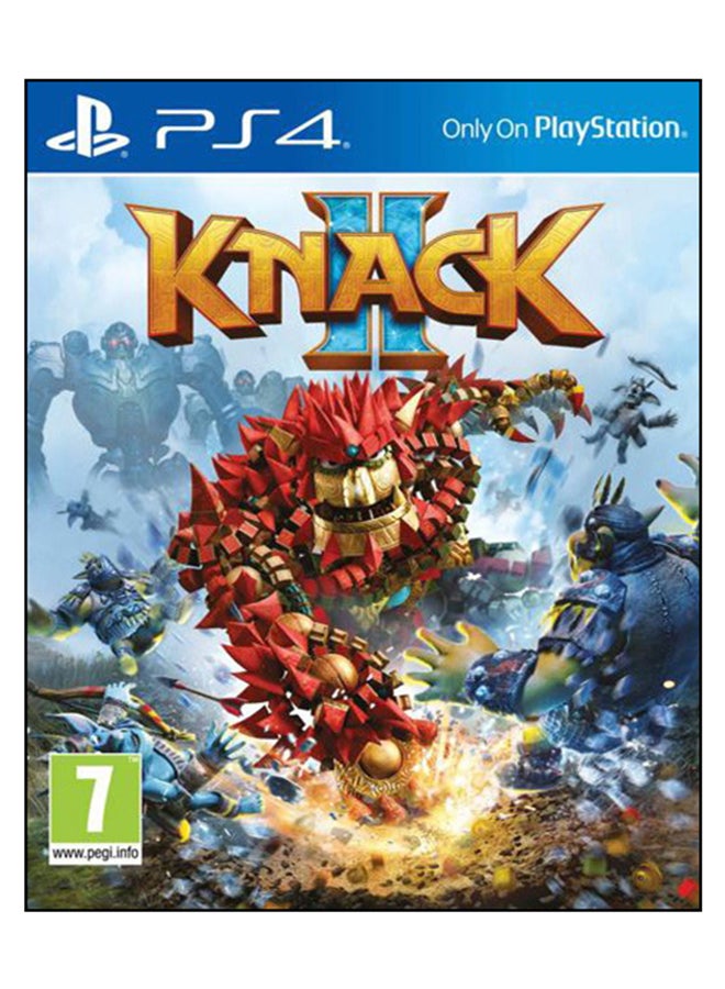 جيكاي جيمز - لعبة "Knack 2" (إصدار عالمي) - الأكشن والتصويب - بلاي ستيشن 4 (PS4) - Image 1