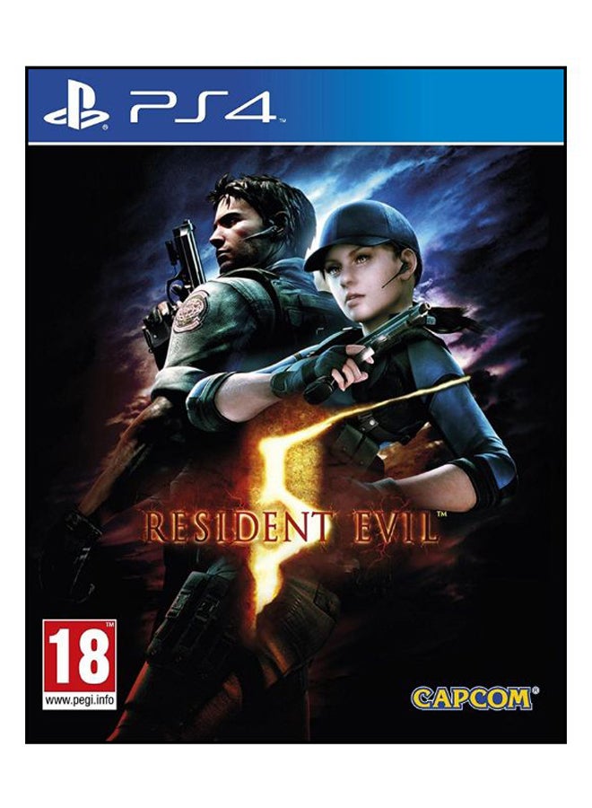 جيكاي جيمز - لعبة " Resident Evil 5" (إصدار عالمي) - الأكشن والتصويب - بلاي ستيشن 4 (PS4) - Image 1