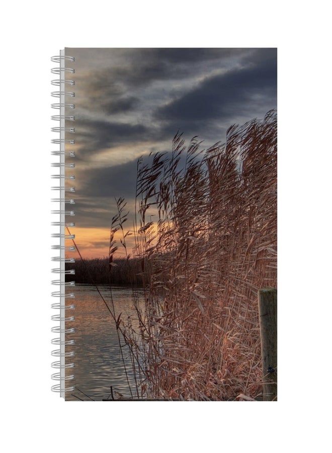 A4 Printed Notebook Grey/Brown