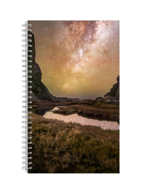 A4 Printed Spiral Bound Notebook Multicolour