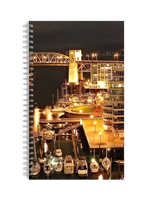 A4 Printed Spiral Bound Notebook Multicolour