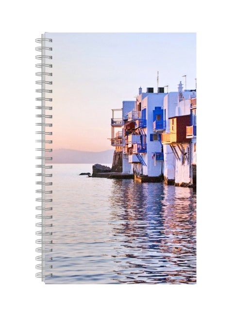 A4 Printed Spiral Bound Notebook Multicolour