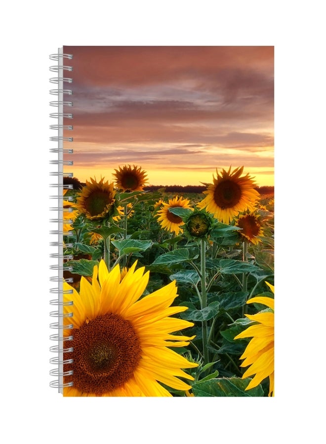 A4 Printed Spiral Bound Notebook Multicolour