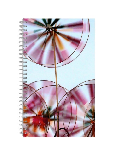 A4 Printed Spiral Bound Notebook Multicolour
