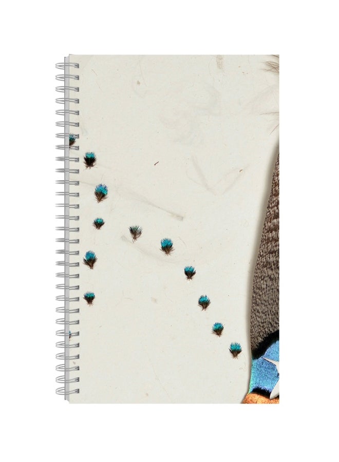 A4 Printed Spiral Bound Notebook Multicolour