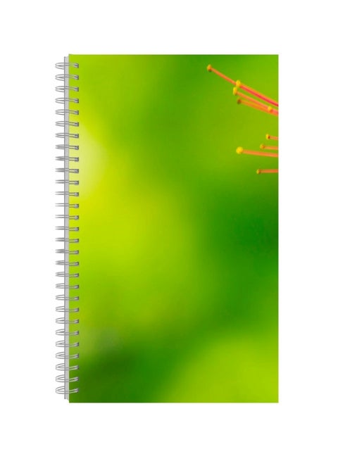 A4 Printed Spiral Bound Notebook Green