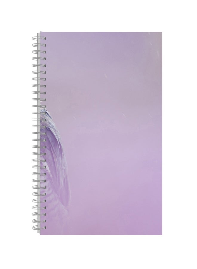 A4 Printed Spiral Bound Notebook Purple