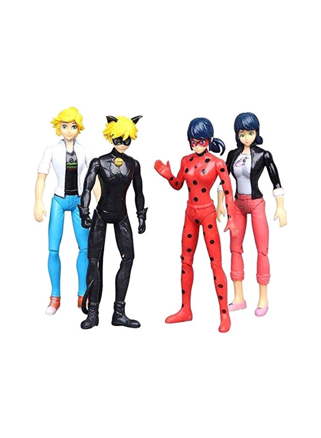 لاكي طقم مجسمات بتصميم شخصيات من مسلسل "Miraculous Ladybug" من 6 قطع  - Image 2