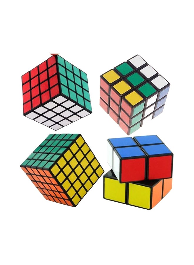 Lucky - 4-Piece Rubiks Cube Speed Puzzle Set - Image 1