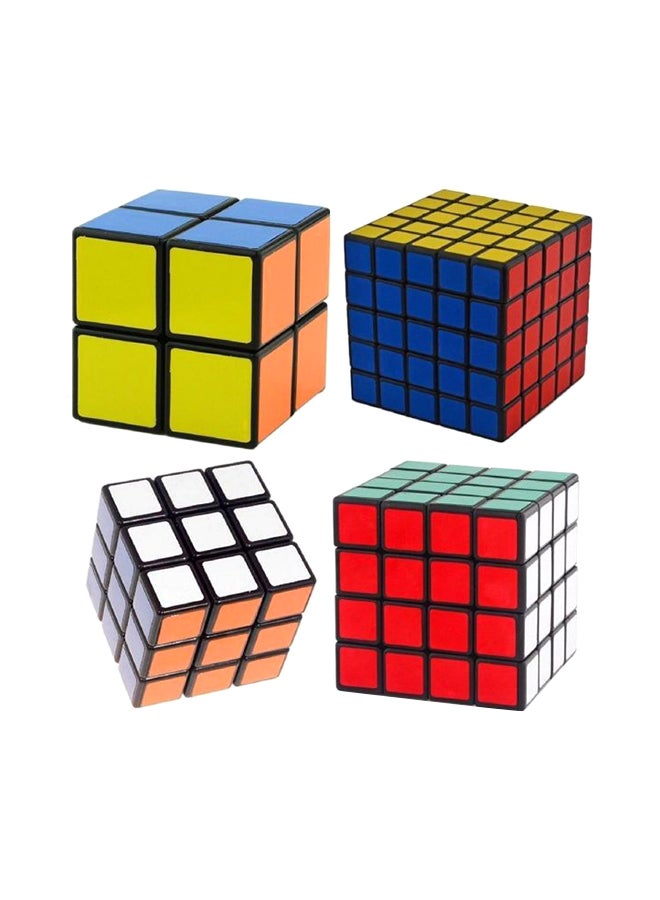Lucky - 4-Piece Rubiks Cube Speed Puzzle Set - Image 1