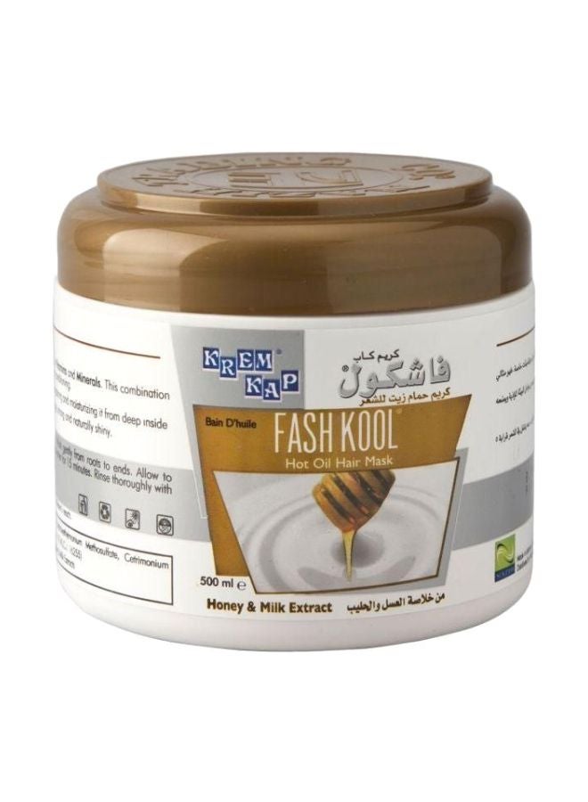 Fashkool Hot Oil Hair Mask With Honey And Milk Extract 500ml