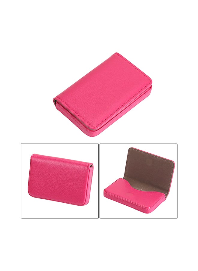 Generic 2-Piece Premium Business Card Case Set Pink 