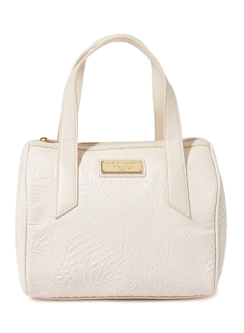 Paris Hilton Portable Polyurethane Shoulder Bag Beige  - Image 1