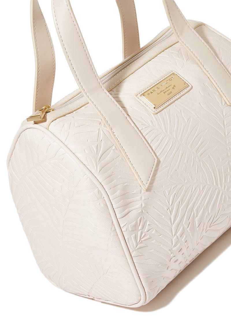 Paris Hilton Portable Polyurethane Shoulder Bag Beige  - Image 3