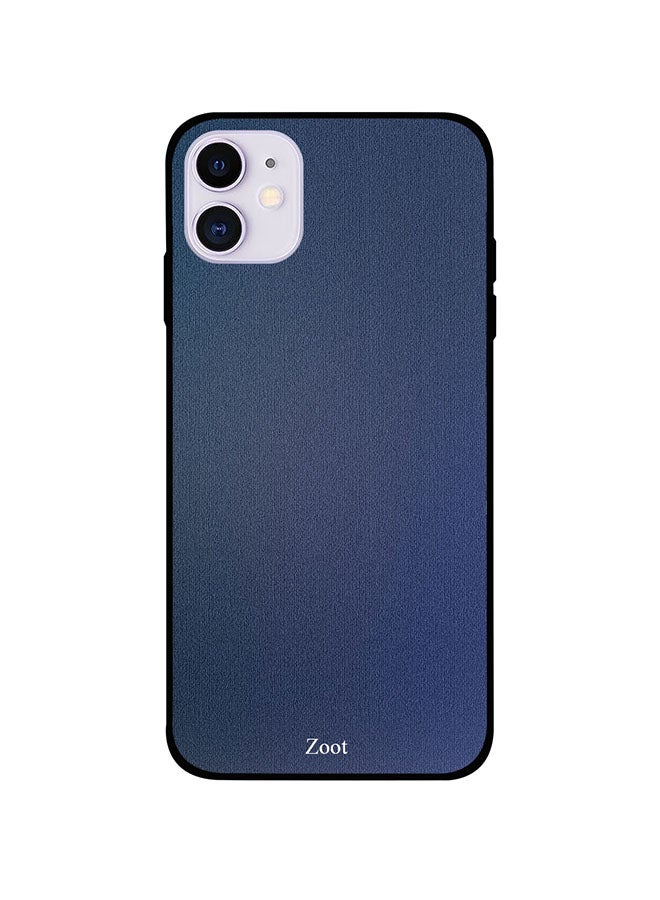 Zoot Protective Case Cover For Apple iPhone 11 Blue Cloth Pattern