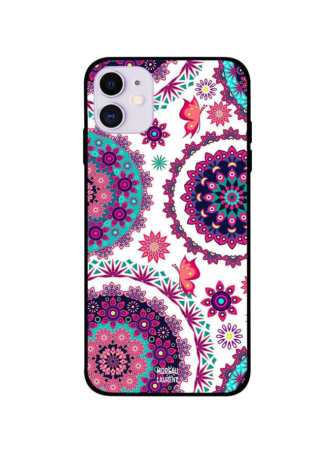 Moreau Laurent Protective Case Cover For Apple iPhone 11 Floral Pattern Round
