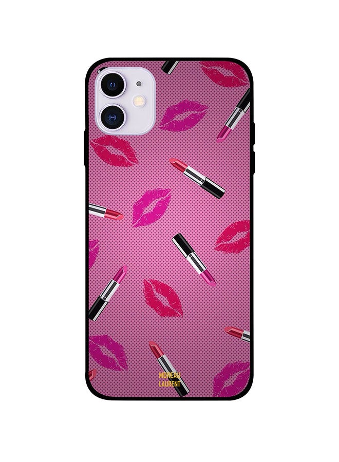 Moreau Laurent Protective Case Cover For Apple iPhone 11 Lipstick Tags
