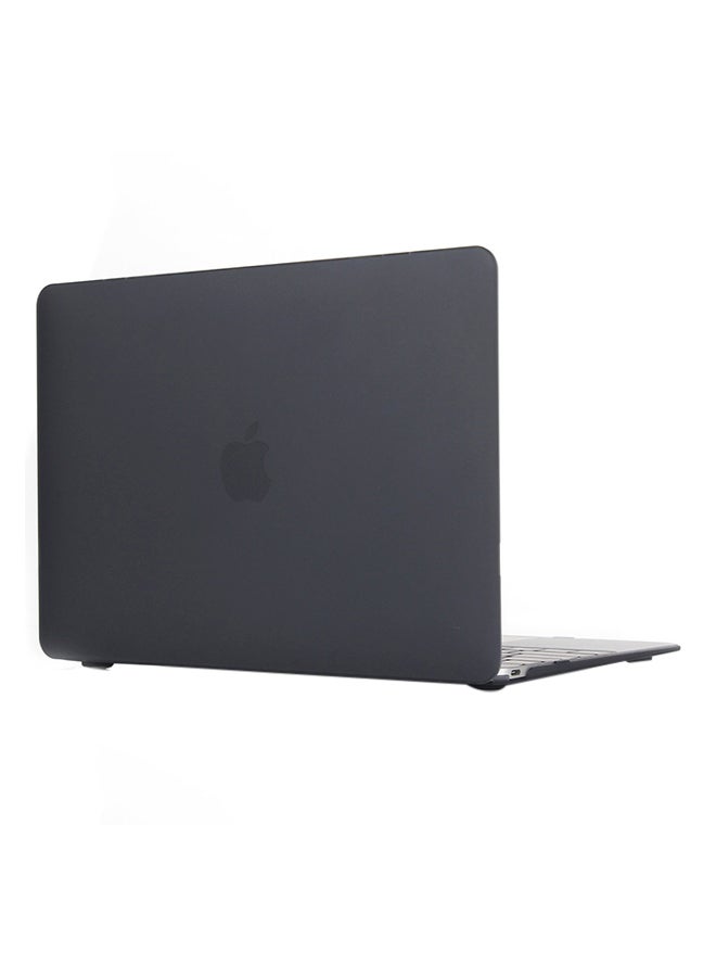 Matte Style Protective Case Cover For Apple MacBook Air 13.3-Inch A1932 (2018) Black  - Image 2
