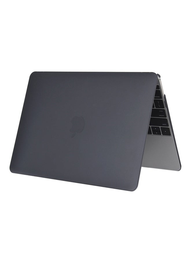 Matte Style Protective Case Cover For Apple MacBook Air 13.3-Inch A1932 (2018) Black  - Image 3