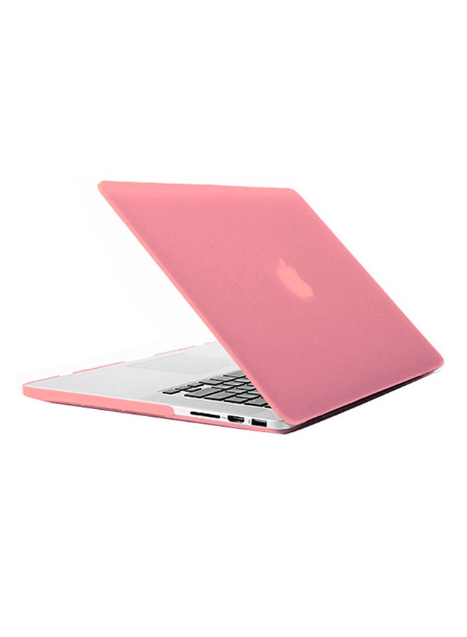 Frosted Hard Protective Case Cover For Apple MacBook Pro Retina 13.3-Inch Pink  - Image 2