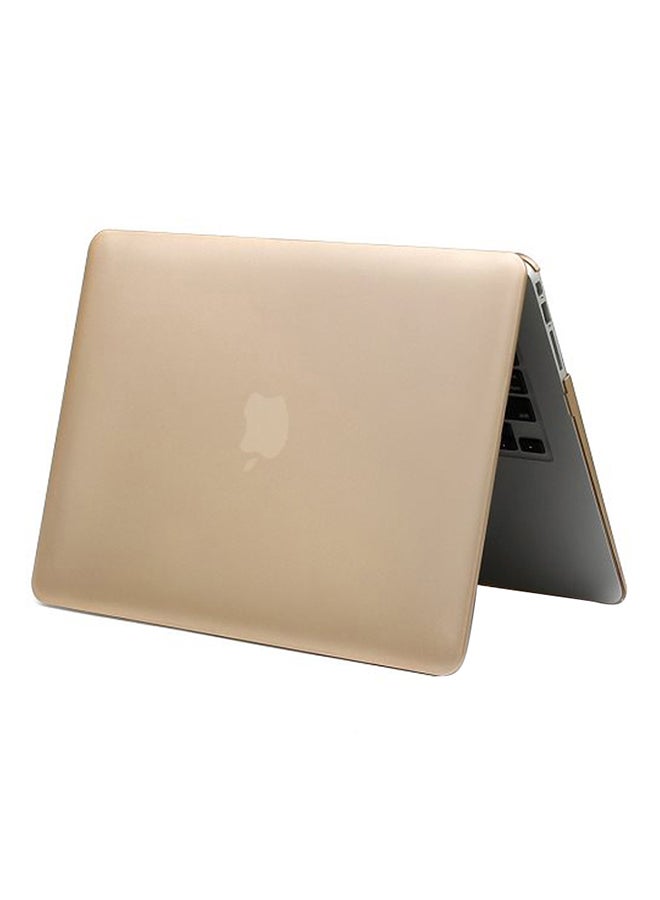 Frosted Hard Protective Case Cover For Apple MacBook Air 13.3-Inch A1466 (2012-17)/A1369 (2010-12) Gold  - Image 2