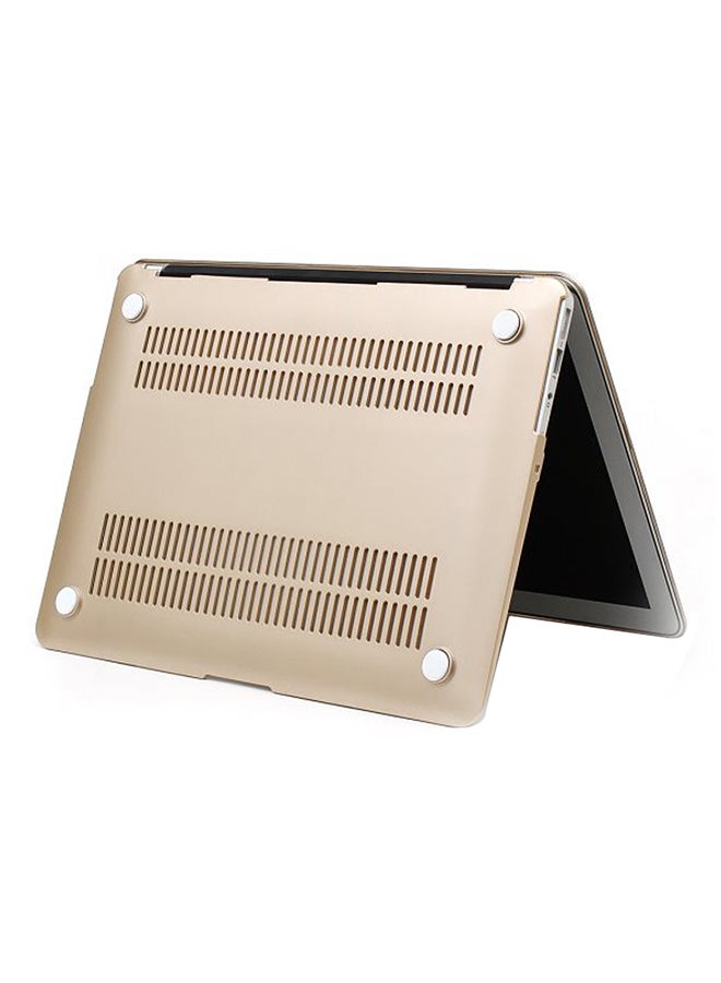 Frosted Hard Protective Case Cover For Apple MacBook Air 13.3-Inch A1466 (2012-17)/A1369 (2010-12) Gold  - Image 3