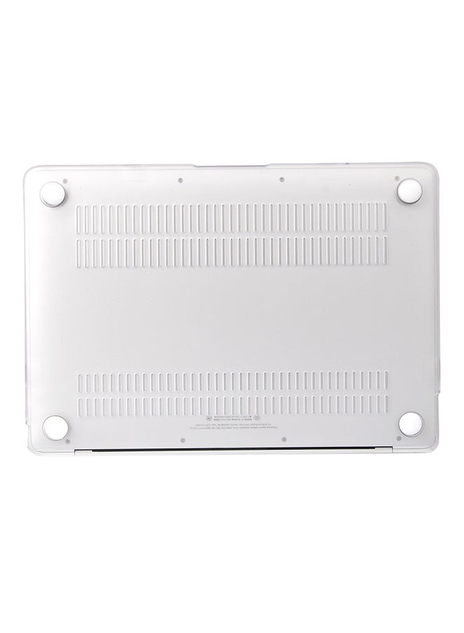 غطاء حماية واقٍ بتصميم غير لامع لجهاز أبل ماك بوك آير A1932 (2018) مقاس 13.3 بوصة أبيض - Image 3