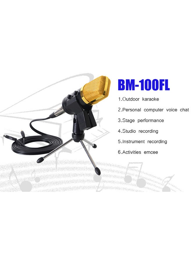 ماركة غير محددة ميكروفون التقاط مكثّف هواشون قلبي الشكل BM100FX أسود  - Image 3