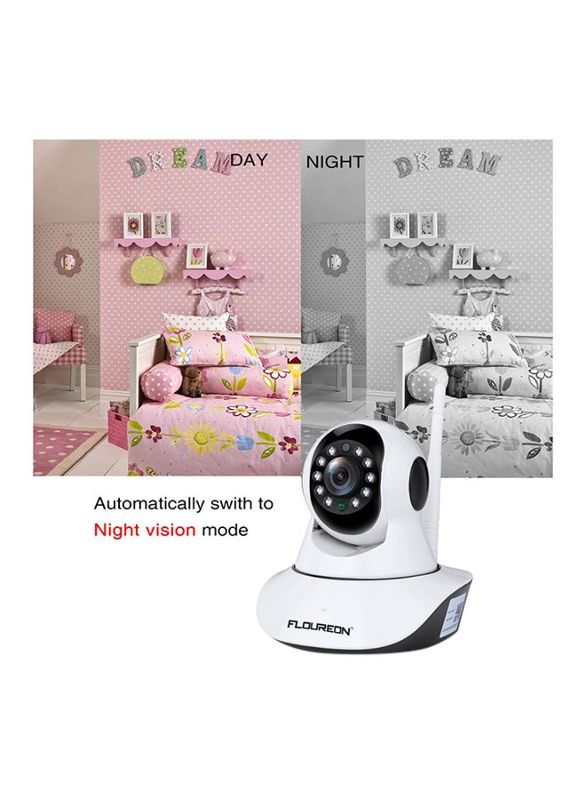 ماركة غير محددة - كاميرا مراقبة CCTV ONVIF IP بدقة 720P و1.0 ميجابكسل وتدعم الاتصال بشبكة واي فاي ومزودة بخاصية الدوران أفقياً ورأسياً والقدرة على الميل - مقبس أوروبي - Image 1