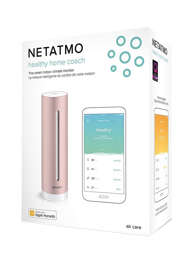 Smart Indoor Climate Monitor NETATMO-NHC-P2 Rose Gold